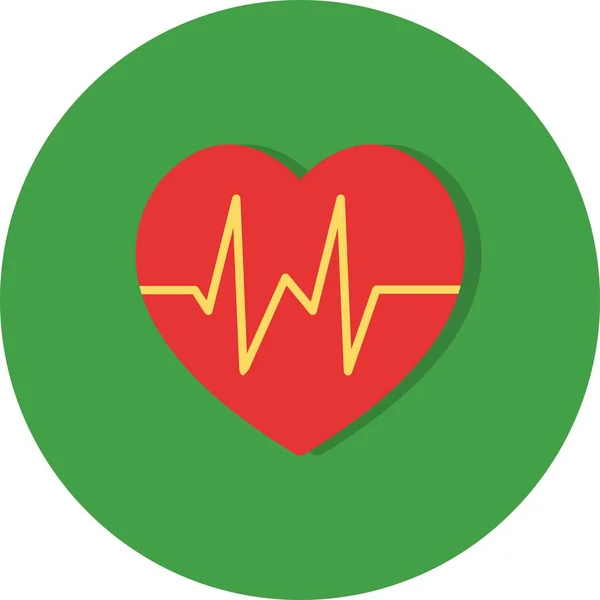 Illustratie Heart Beat icoon — Stockfoto