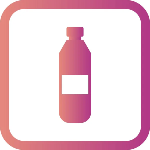 Ilustración Icono de botella de agua —  Fotos de Stock
