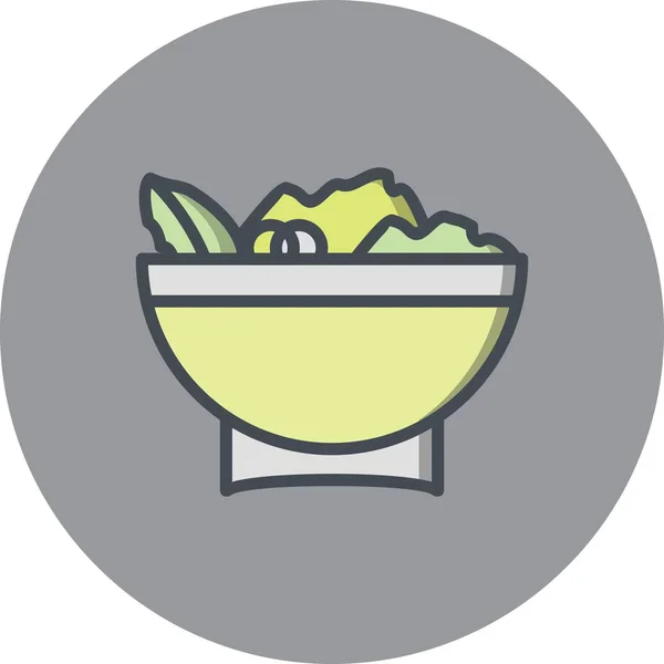 Illustration Salatsymbol — Stockfoto