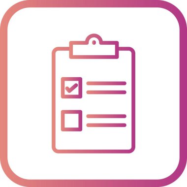 Çizim kontrol listesi simgesi