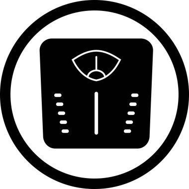 İllüstrasyon Ağırlık Makinesi Simgesi