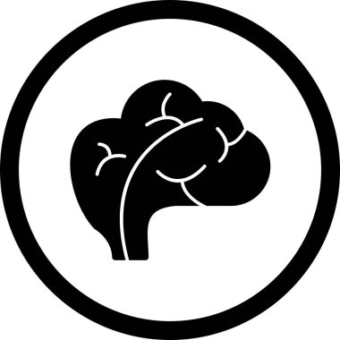 İllüstrasyon beyin simgesi