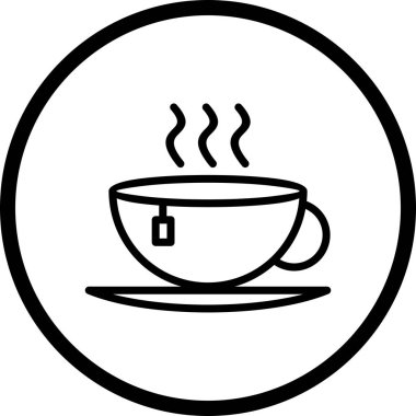 Illustration çay simgesi   