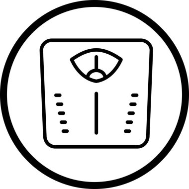 İllüstrasyon Ağırlık Makinesi Simgesi