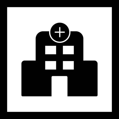resimde hastane simgesi