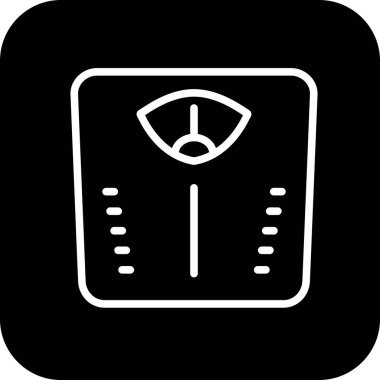 İllüstrasyon Ağırlık Makinesi Simgesi