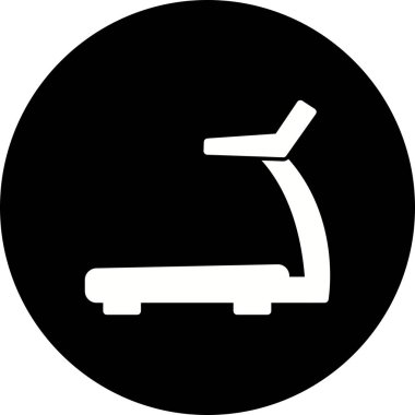 İllüstrasyon koşu bandı simgesi