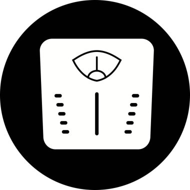 İllüstrasyon Ağırlık Makinesi Simgesi