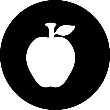İllüstrasyon elma simgesi 