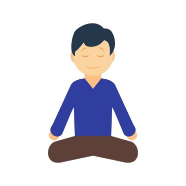 İllüstrasyon Yoga Simgesi