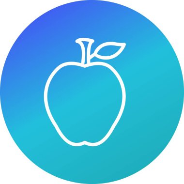 İllüstrasyon elma simgesi 