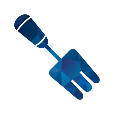 İllüstrasyon Bahçe çatal simgesi