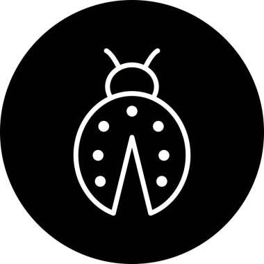 İllüstrasyon Lady Bug simgesi