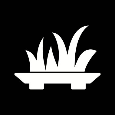 İllüstrasyon çim simgesi