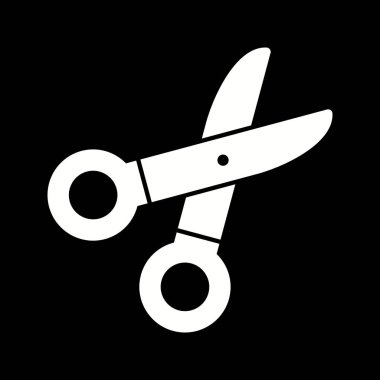 İllüstrasyon makas simgesi