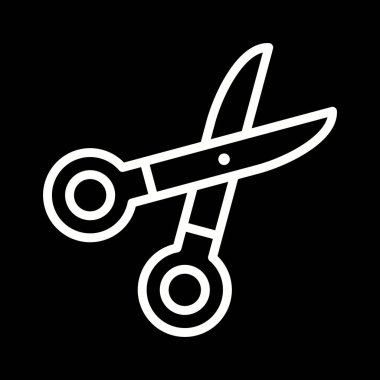 İllüstrasyon makas simgesi