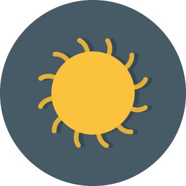 İllüstrasyon güneş simgesi