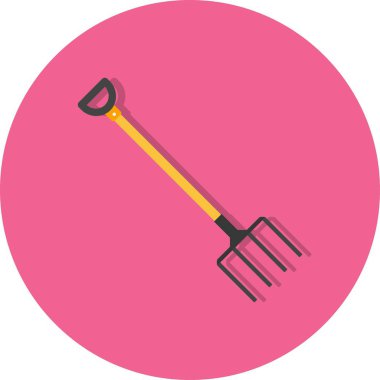 İllüstrasyon Bahçe çatal simgesi