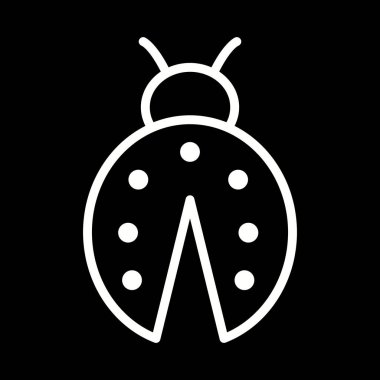 İllüstrasyon Lady Bug simgesi