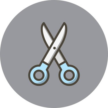 İllüstrasyon makas simgesi