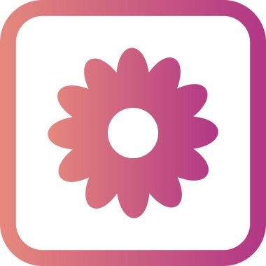 Çizim papatya simgesi