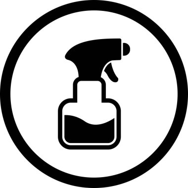 İllüstrasyon püskürtücü simgesi