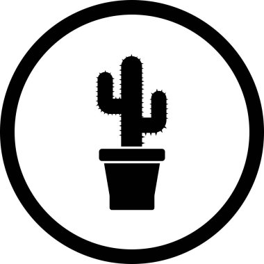 İllüstrasyon kaktüs simgesi