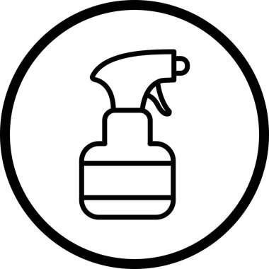 İllüstrasyon püskürtücü simgesi