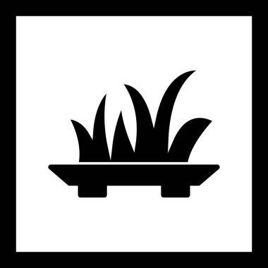 İllüstrasyon çim simgesi