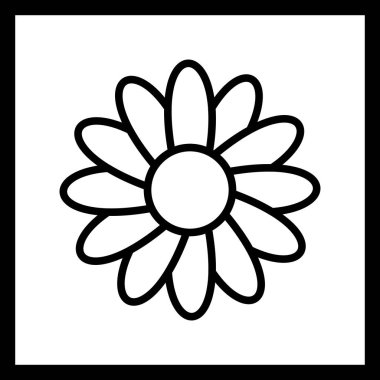 Çizim papatya simgesi