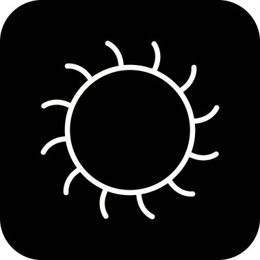 İllüstrasyon güneş simgesi