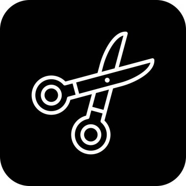 İllüstrasyon makas simgesi