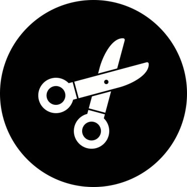 İllüstrasyon makas simgesi