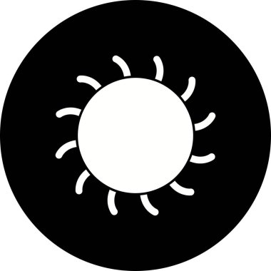 İllüstrasyon güneş simgesi