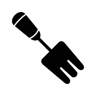 İllüstrasyon Bahçe çatal simgesi