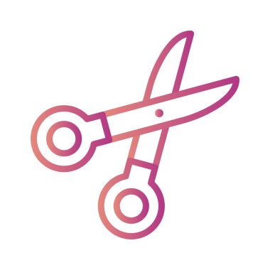 İllüstrasyon makas simgesi       