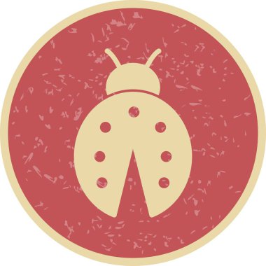İllüstrasyon Lady Bug simgesi