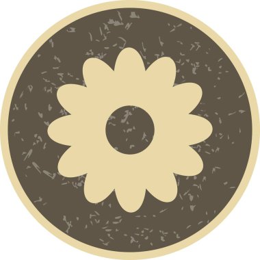 Çizim papatya simgesi