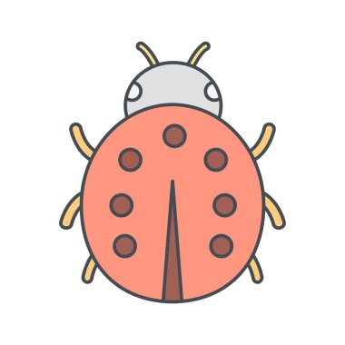 İllüstrasyon Lady Bug simgesi