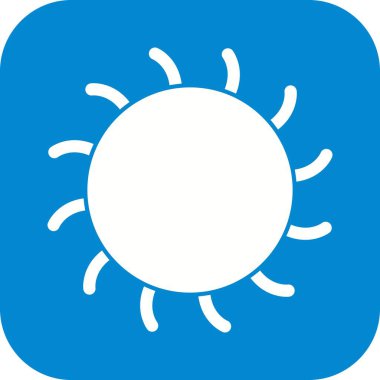 İllüstrasyon güneş simgesi