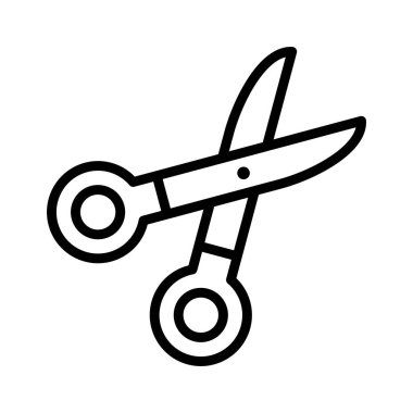 İllüstrasyon makas simgesi       