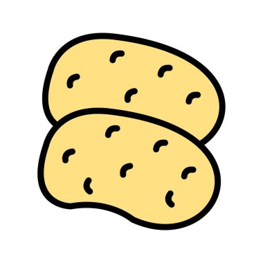 Illustration patates simgesi