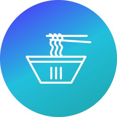 Illustration noodle simgesi