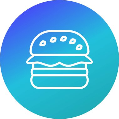 İllüstrasyon hamburger simgesi