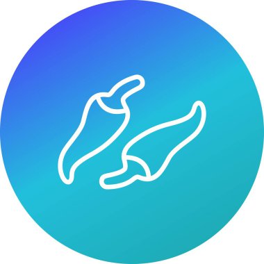 Illustration biber simgesi