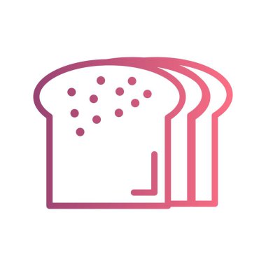 İllüstrasyon ekmek simgesi