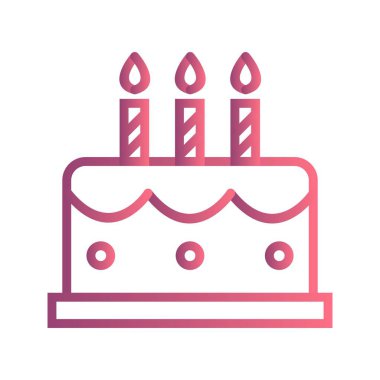 İllüstrasyon kek simgesi