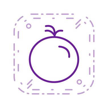 İllüstrasyon domates simgesi