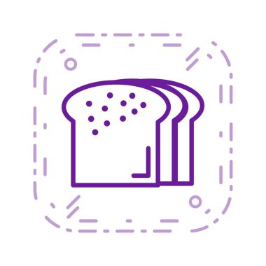 İllüstrasyon ekmek simgesi