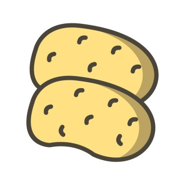 Illustration patates simgesi